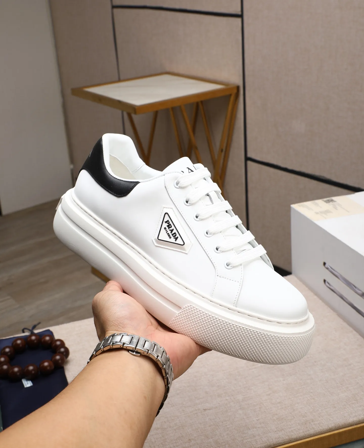 Men's shoes 💰580 [PRADA] Popular items in men's shoe counters, synchronized with the official website, high-quality shipments ✔️Original cowhide + cowhide lining, 1🆚1 replica, original original outsole, 38-45 (customized for 45, non-refundable)